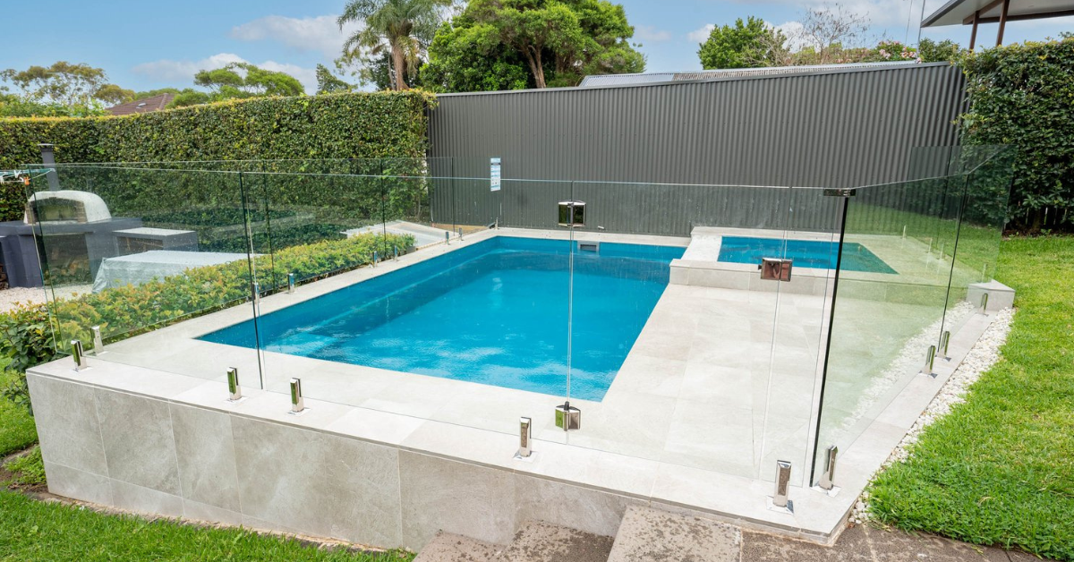Cape Classic Semi Above Ground Fibreglass Pool 